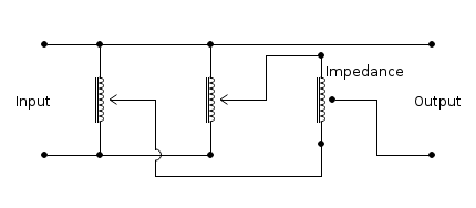 Wiring diagram - Two or more variators connected in parallel